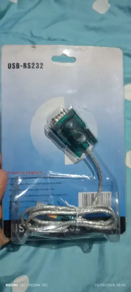 Dijual kabel RS-232  Usb utk cpu komputer kondisi baru siap pakai