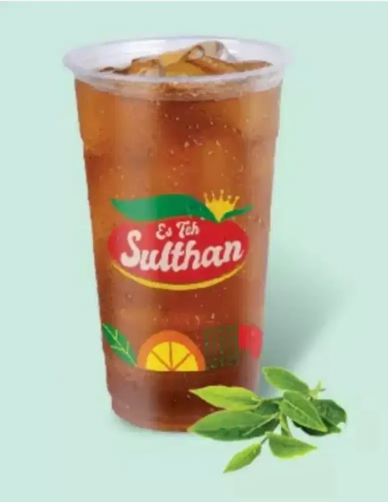 Penjual  booth es teh