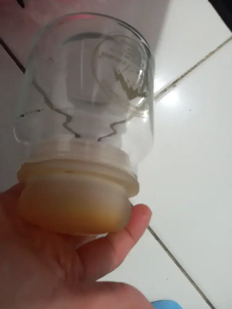 Toples kaca ukuran sedang