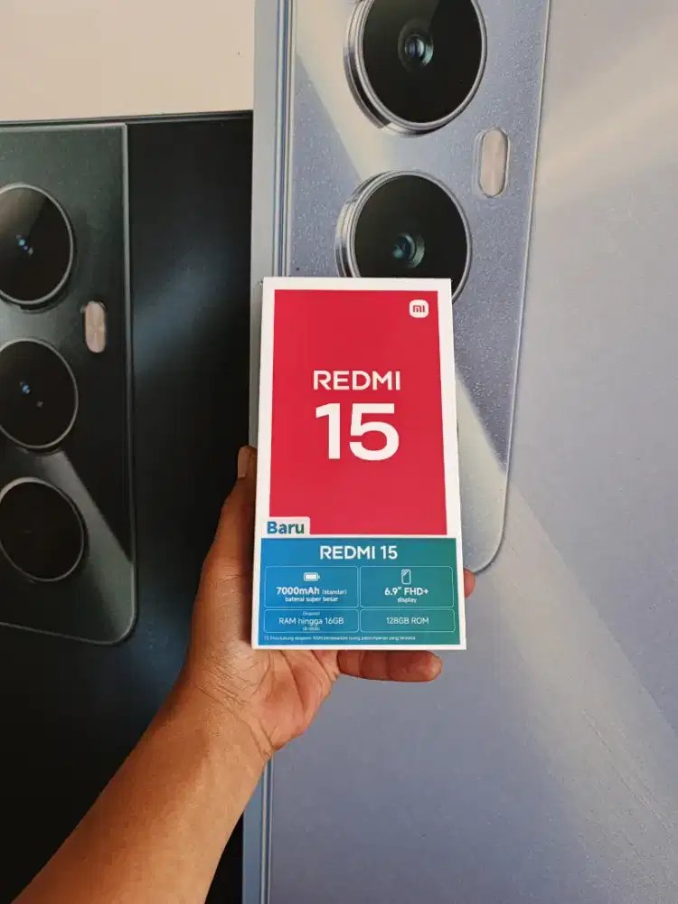[ Fast respon WA ] Xiaomi Redmi 15 NFC 8+8/256 Garansi resmi 15bln