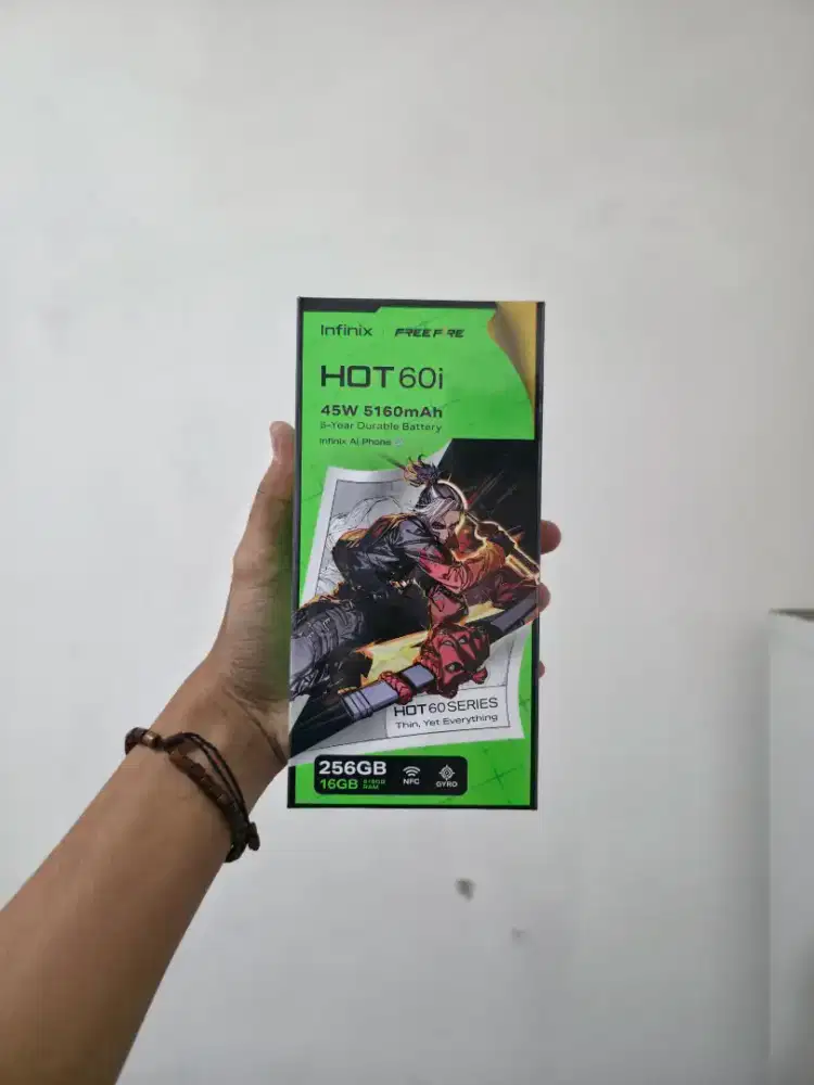 INFINIX HOT 60i 16GB/256GB | BARANG BARU BERGARANSI RESMI