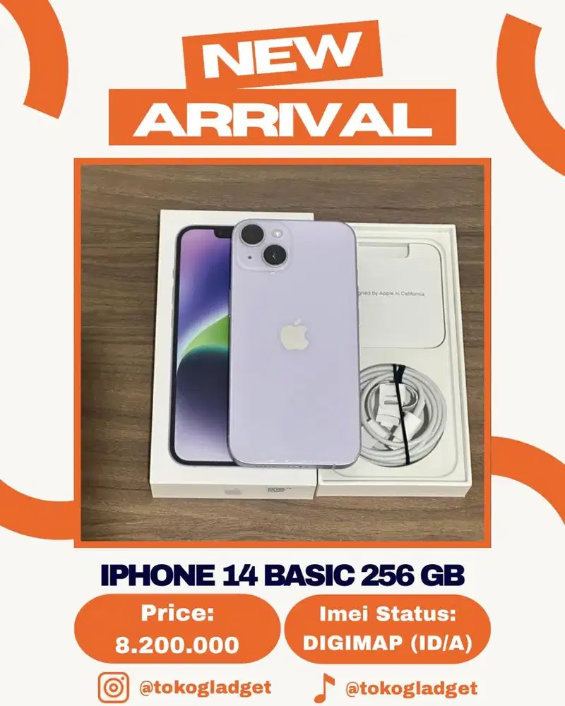 iPhone 14 Basic 256 Gb ex IBOX/DIGIMAP