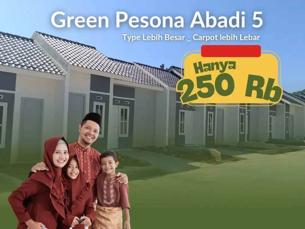 PROMO RUMAH SUBSIDI BEBAS BANJIR KALIWUNGU 250RB SAJA SUDAH DAPAT RUMAH