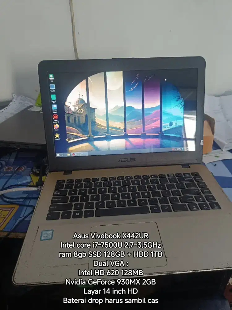 Asus VIVOBOOK X442UR i7 gen 7 Nvidia 930MX