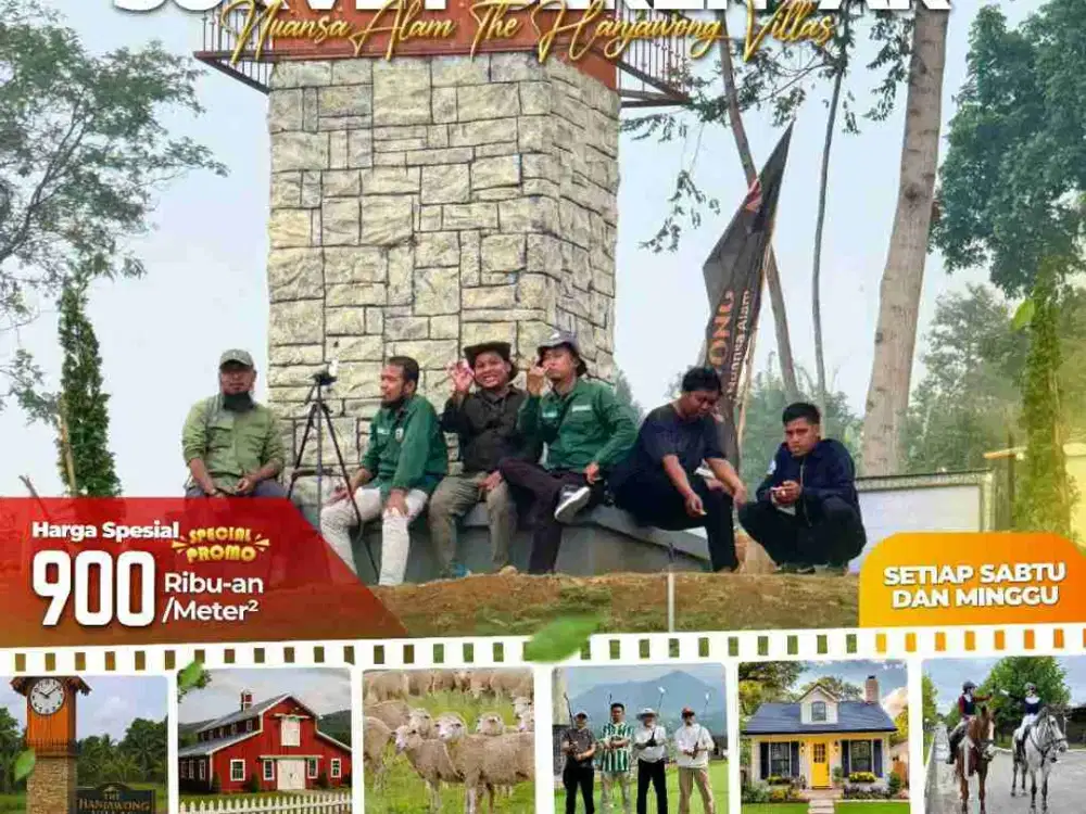 TANAH KAVLING BERNUANSA EROPA DEKAT WISATA JONGGOL BOGOR TIMUR