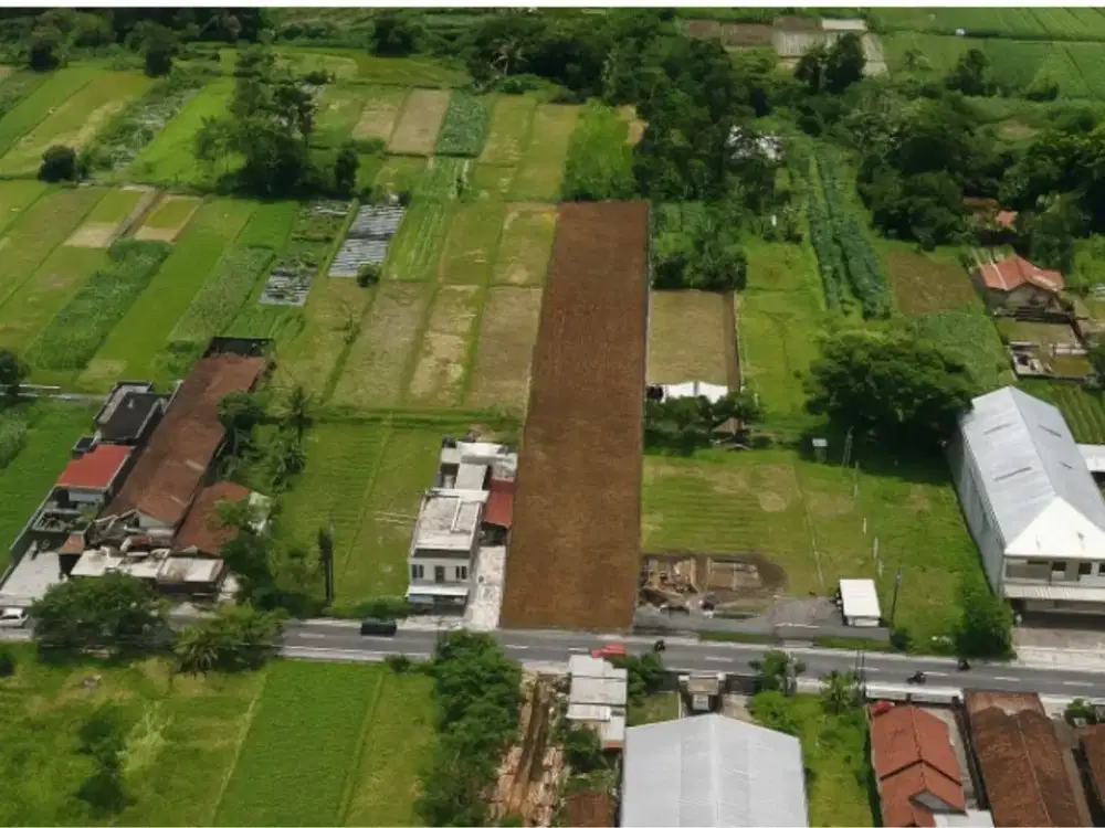 Stretegis Tepi Jalan Utama Jogja, Tanah Palagan di Pandowoharjo