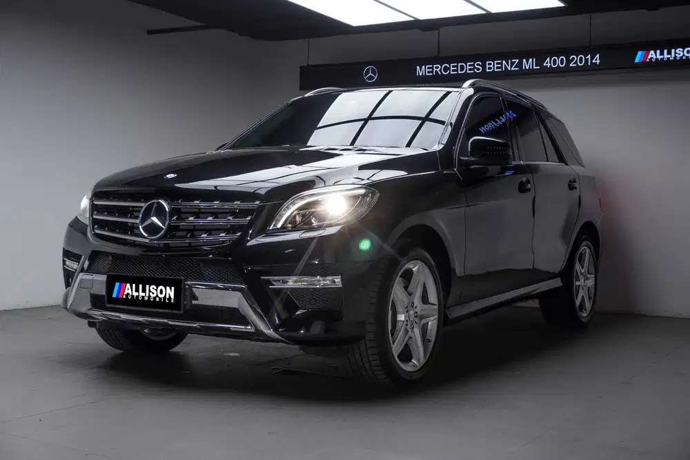 [TDP 2,9Jt] Mercedes-Benz ML400 3.0 SUV AT 2014 Hitam NoPol Ganjil