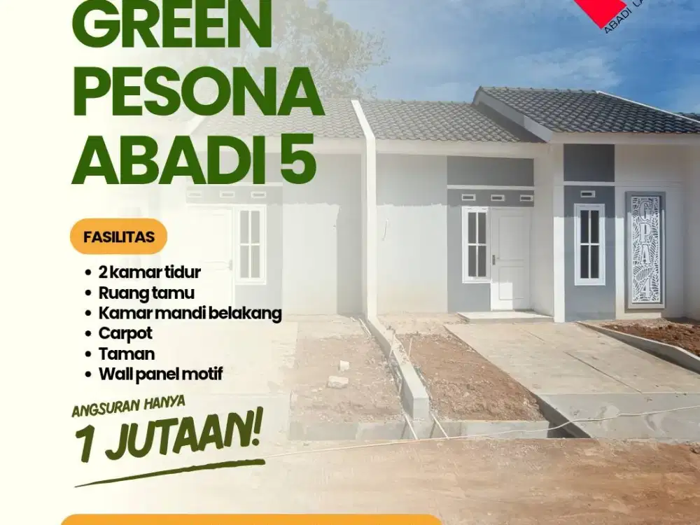 PROMO 250RIBU SUDAH DAPAT RUMAH SUBSIDI BEBAS BANJIR KALIWUNGU