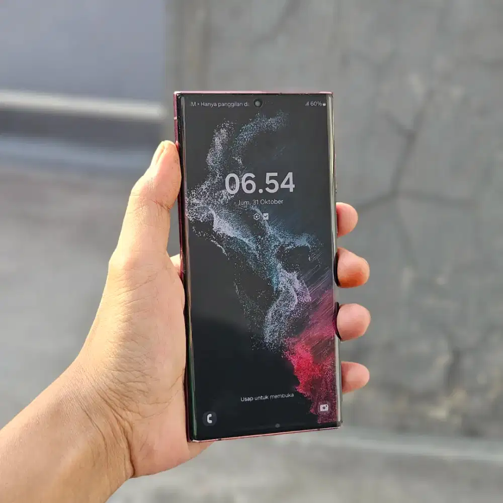 SAMSUNG GALAXY S22 ULTRA 512 GB SEIN MINUS RETAK SECUIL FUNGSI NORMAL