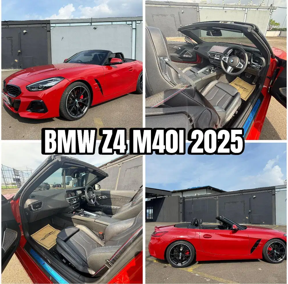 BMW Z4 M40i ( 3.0cc) 2025 Nik24 Red on Black Siap pakai