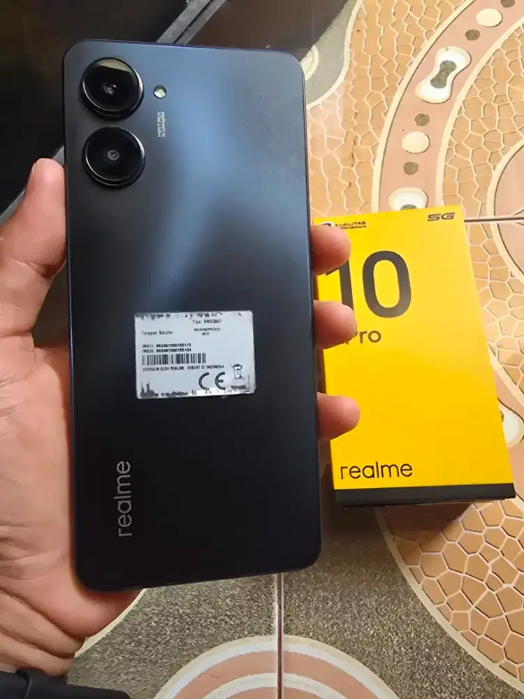 Realme 10 pro 5g 8/128 mulus lengkap