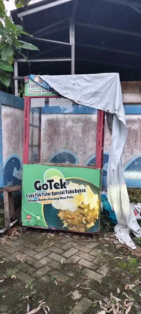 Booth buat dagang full besi