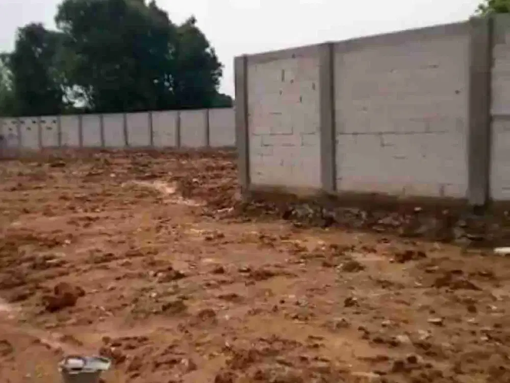 Disewa Kavling Berpagar ada Sumur Pompa Dan Saluran PLN