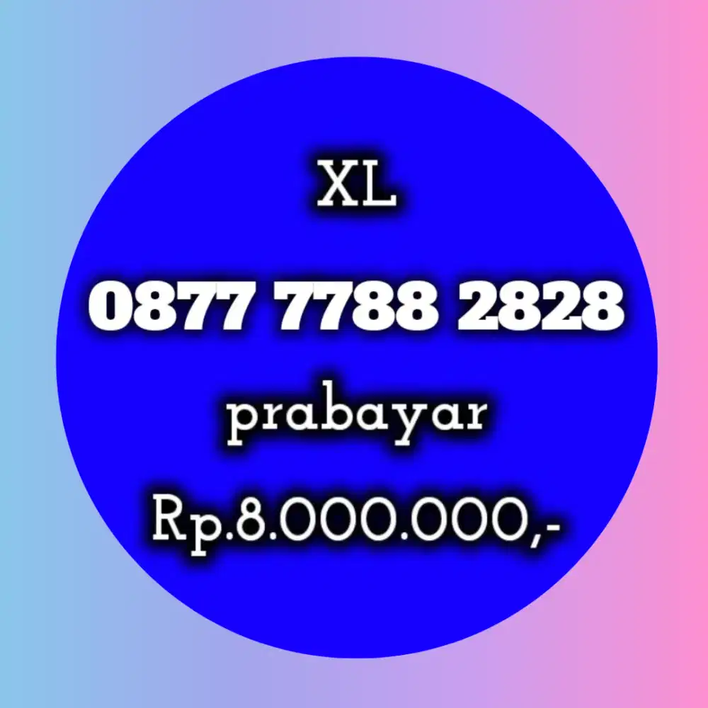 NOMOR CANTIK XL 2828