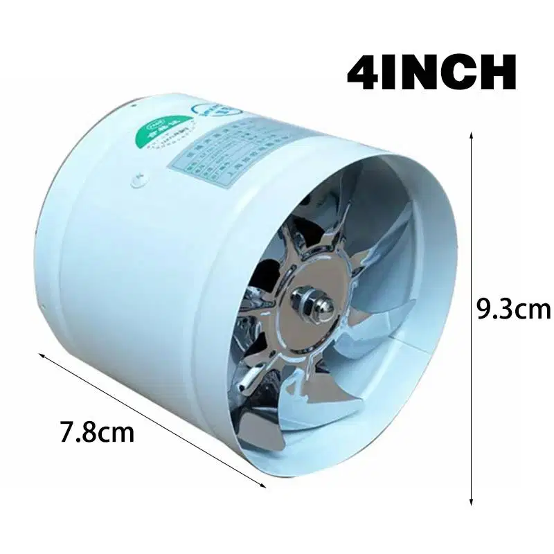 KIPAS EXHAUST 6 INCH + SELANG ALUMINIUM FLEXIBLE