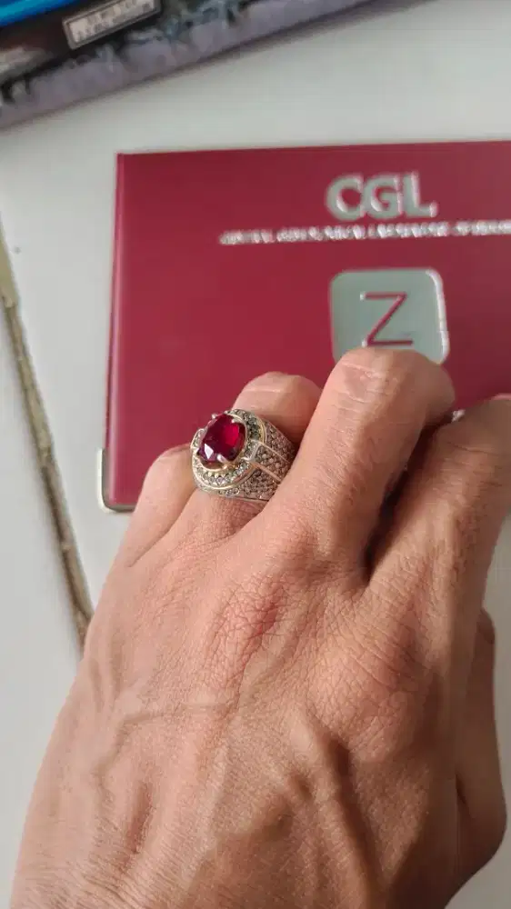 Natural Ruby corundum