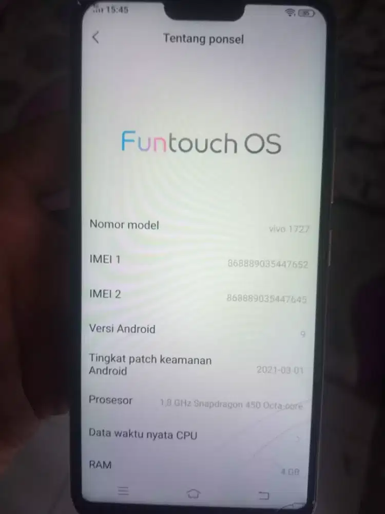 Dijual murah vivo v9 4/64