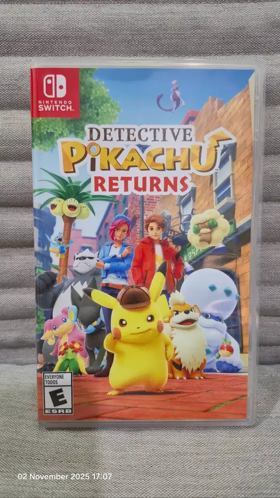 Nintendo Switch Detective Pikachu Returns Asia