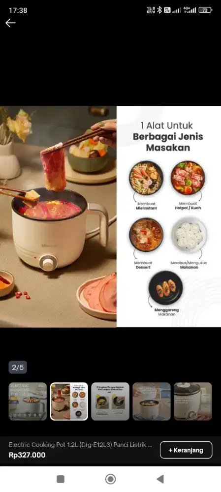 Electric POT multifungsi