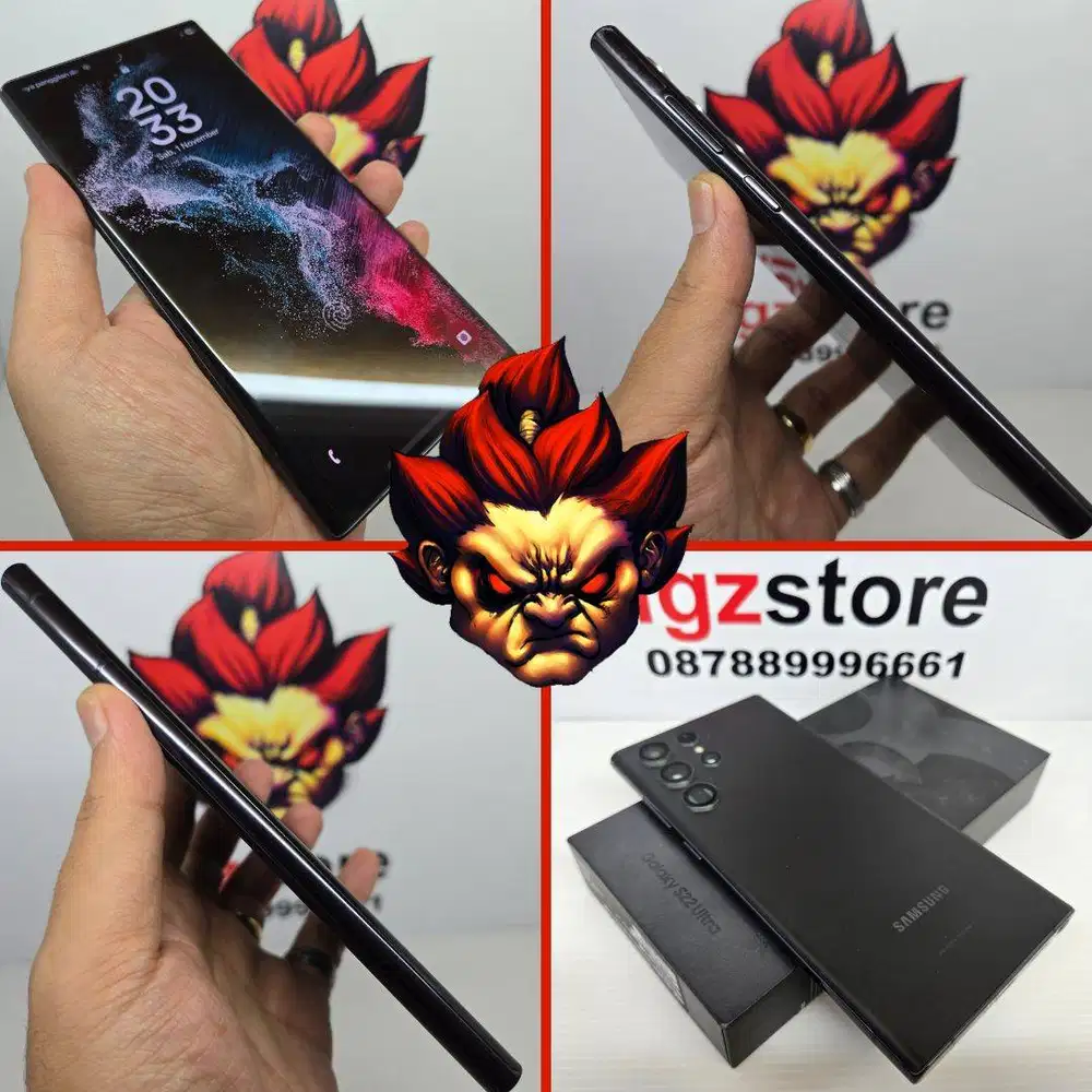Samsung S22 ultra 128/256/512 Mulus FULLSET No Minus Siap Pakai