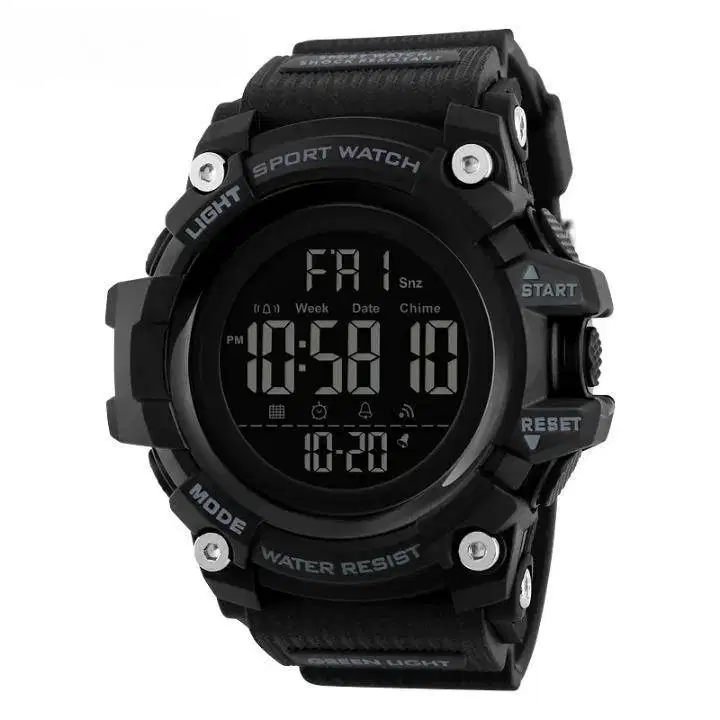 Jam tangan sport military digital anti air original ab1384 black