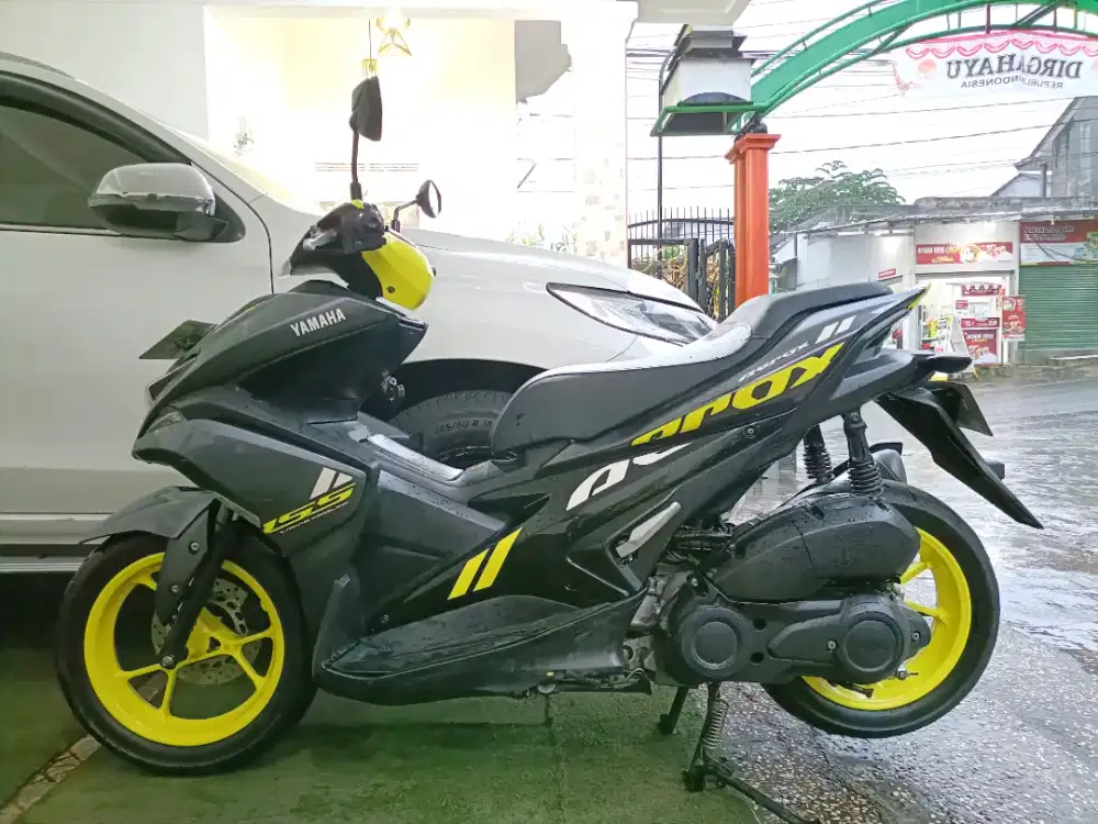 Aerox tahun 2019 low km 26rb/tt boleh gan cash lebih bagus