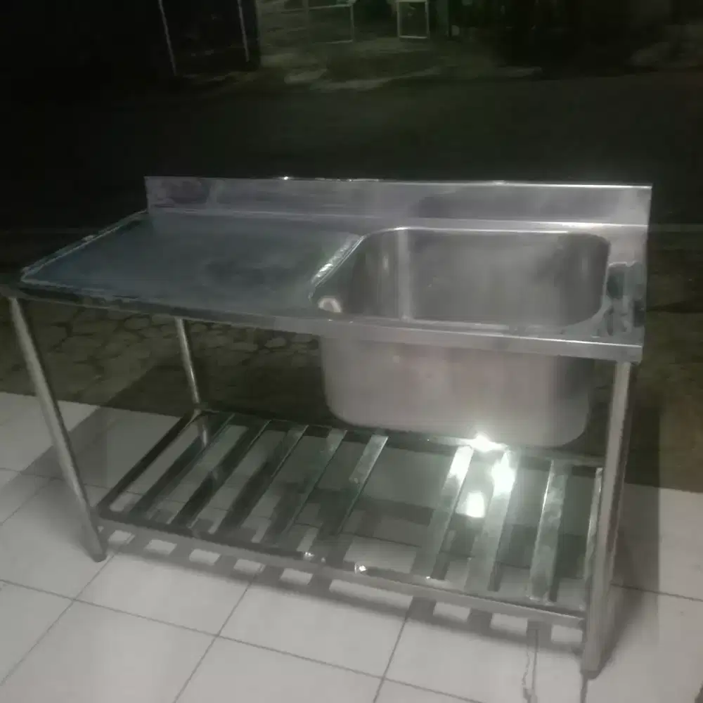 Sink stainless / bak cuci piring