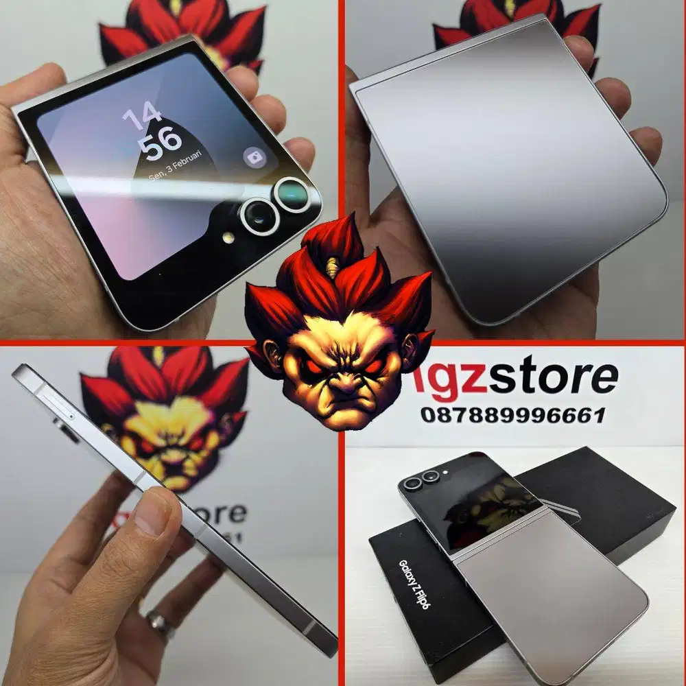 Samsung Z FLIP 6 256/512gb Mulus FULLSET No Minus Siap Pakai