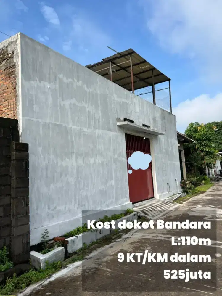 Dijual Kost deket Bandara 9KT