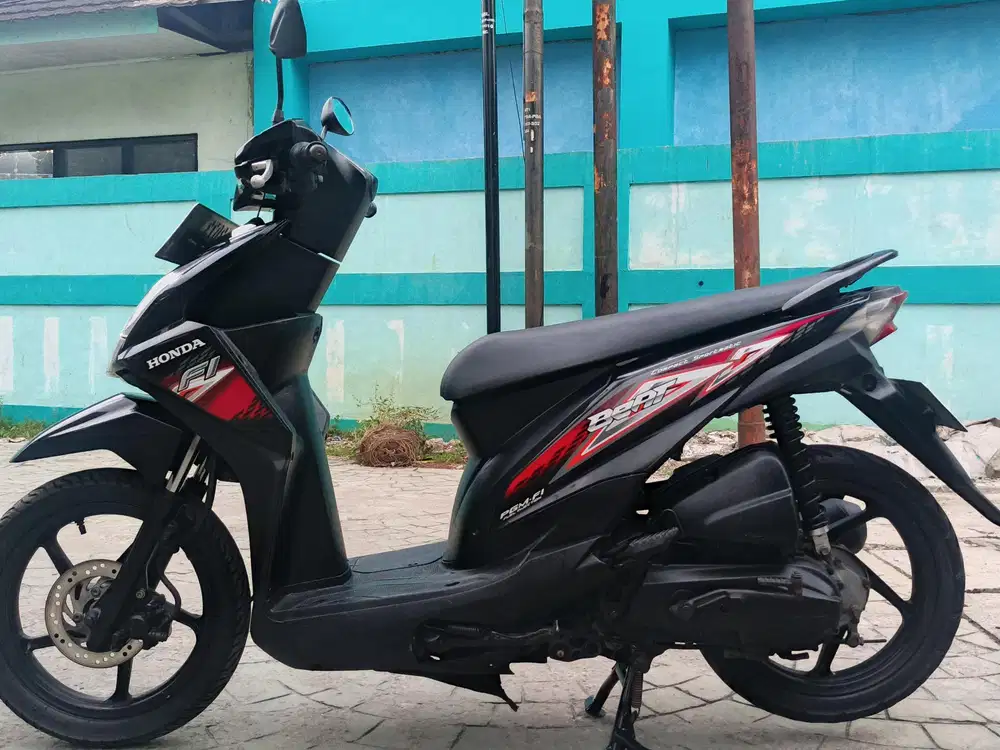 Honda beat fi 2014 stater tokcer halus mulus terawat