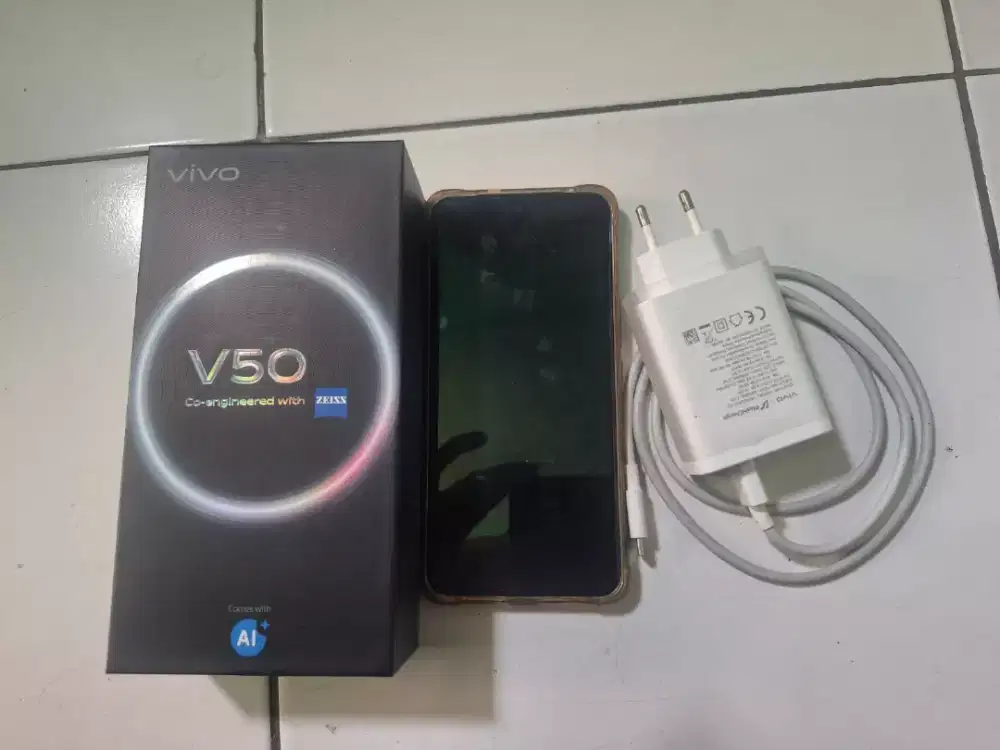 VIVO V50 JARINGAN 5G RAM 12gb + 12gb / ROM 256gb SNAPDRAGON MULUS