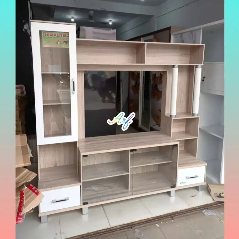 Promo murah meriah Bufet tv cantik minimalis