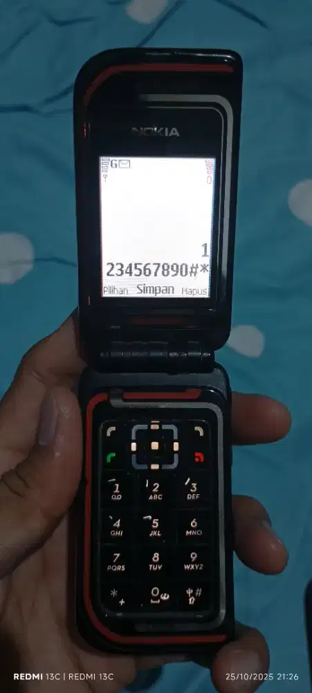 Dijual Nokia 7270 flip normal fungsi sinyal on minat pm