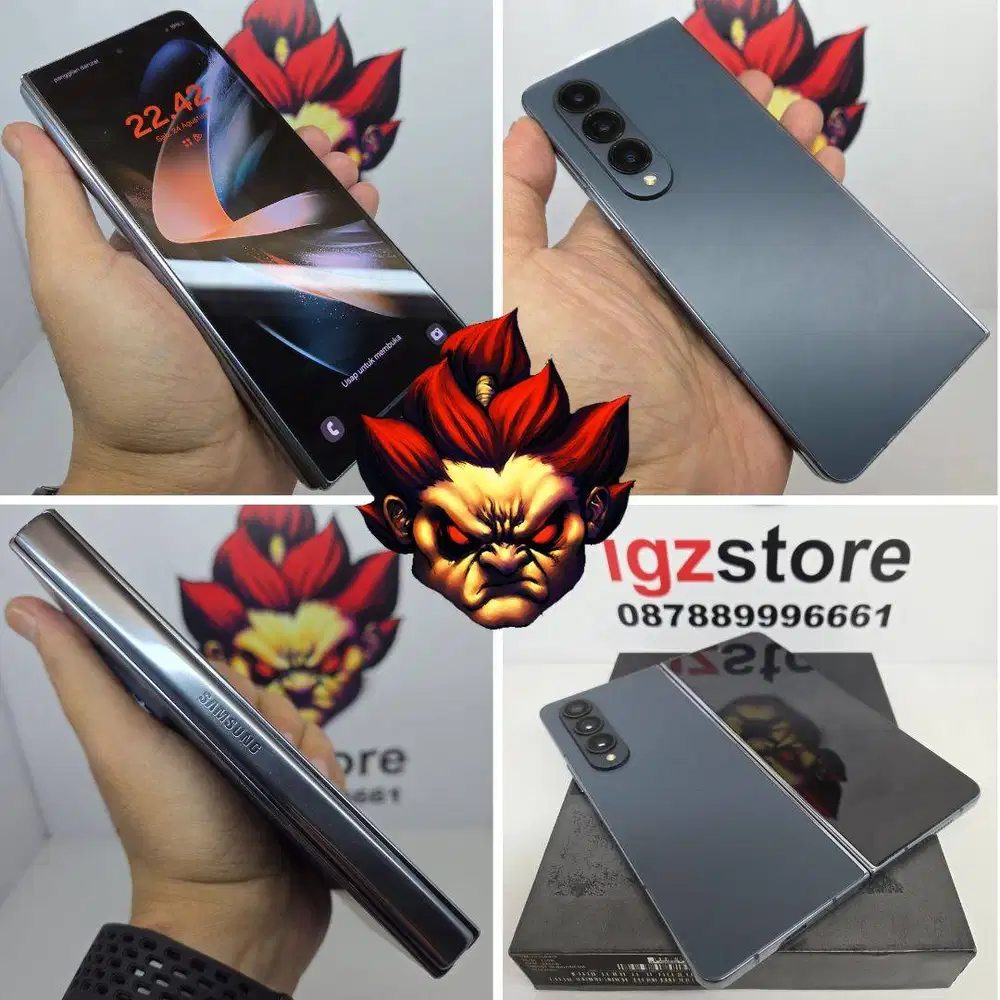 Samsung Z FOLD 4 256/512gb Mulus FULLSET No Minus Siap Pakai