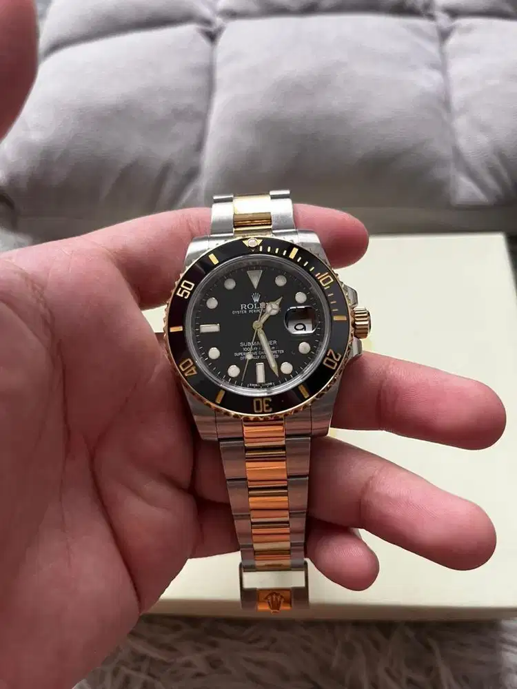 Jam tangan rolex Submariner two tone 116613LN 2012