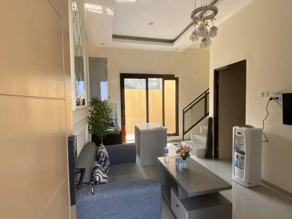 Villa Kota Batu Full Furnished Free Management View City Light Malang