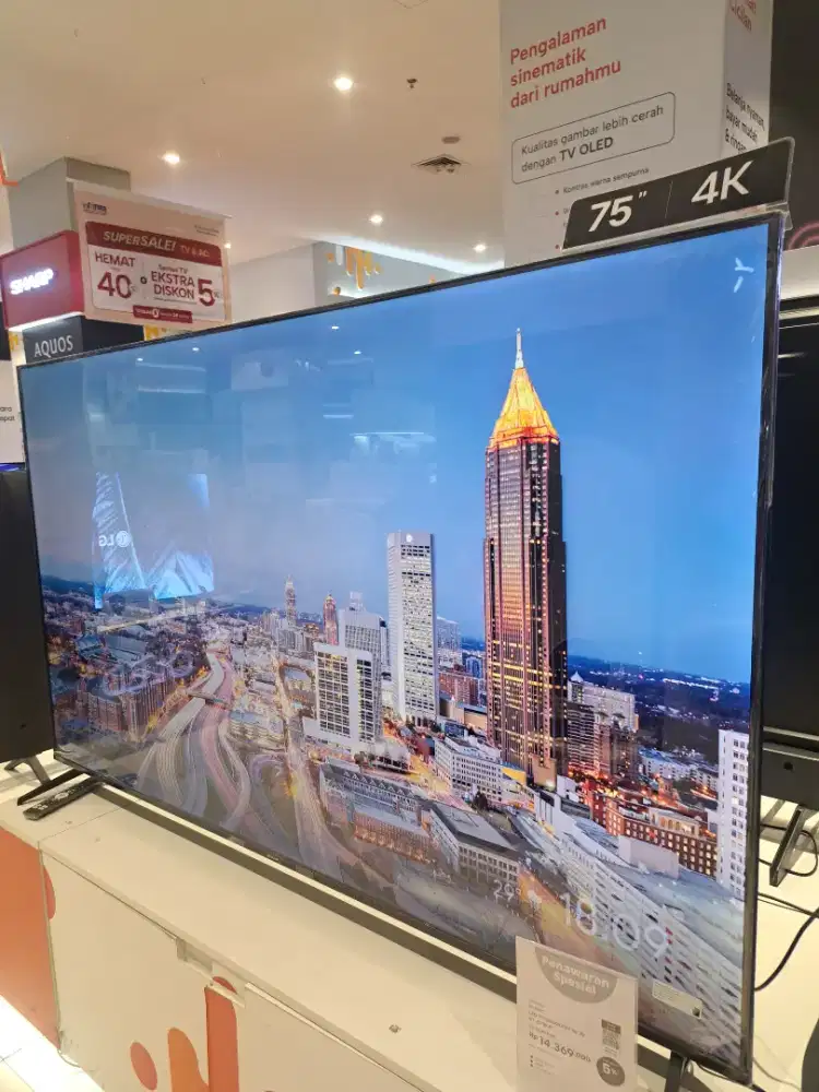 SHARP LED TV GOOGLETV 4K 75 4T