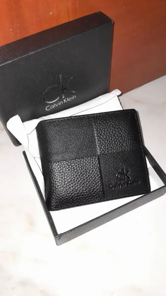 Dompet Hitam Pria CK Kekinian