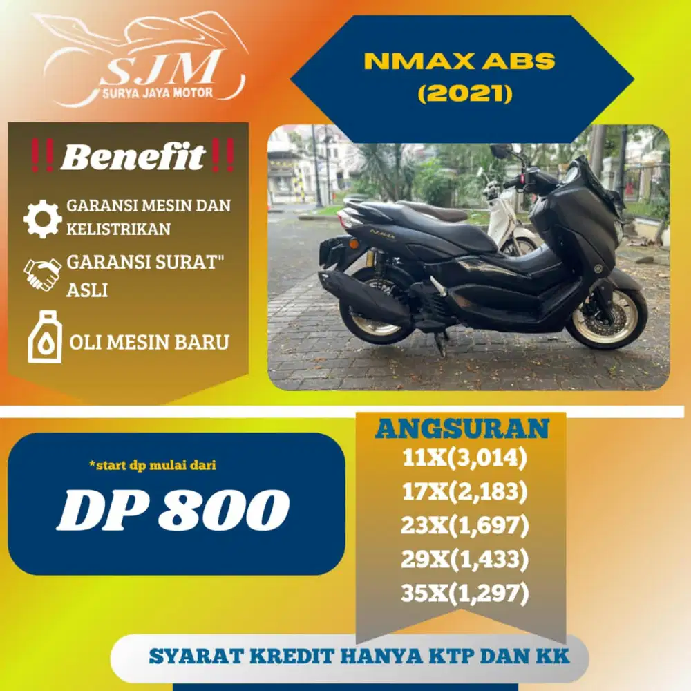 Nmax ABS 2021 Pajak Panjang