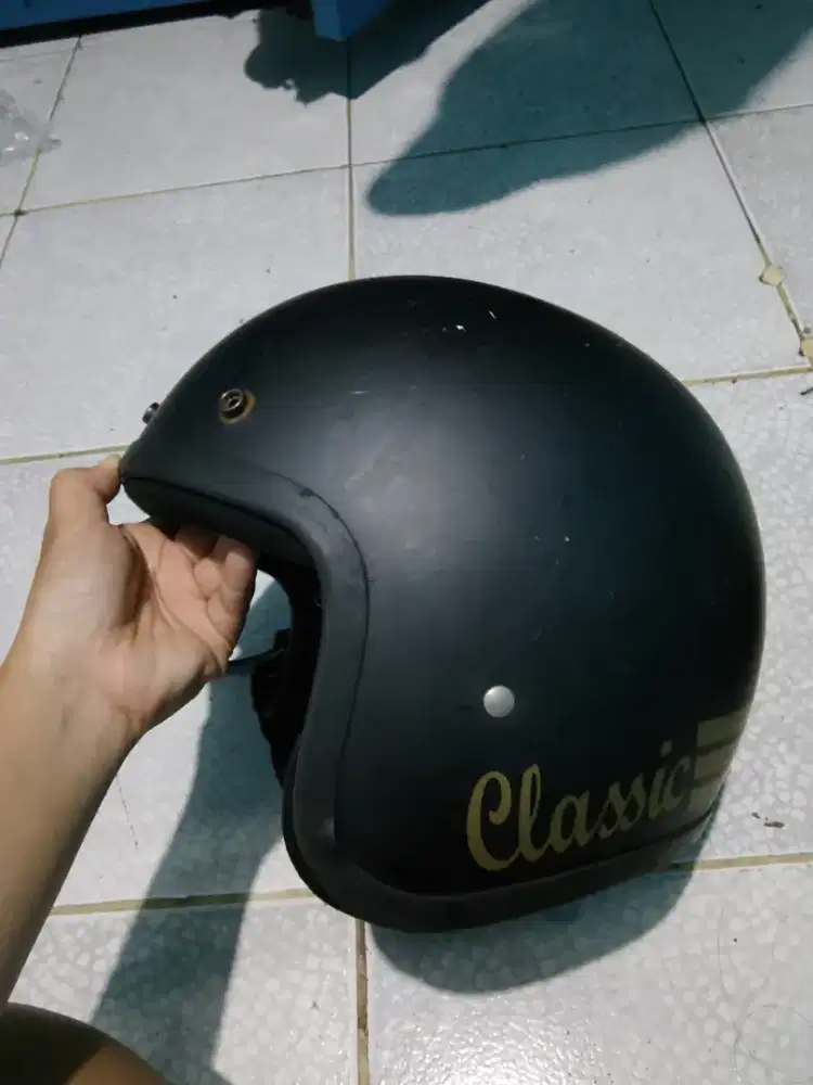 Jual helm classic tanpa kaca