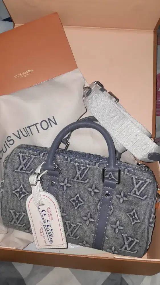 Tas Sling Bag Denim Wanita