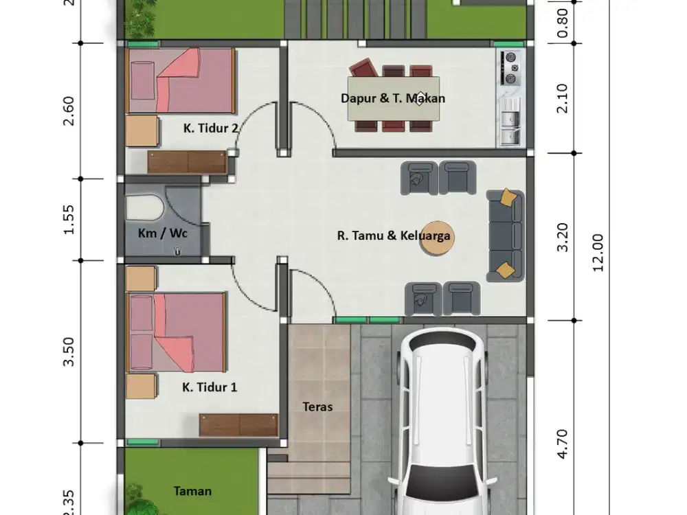 Rumah dengan Keamanan 24 Jam di Bantul