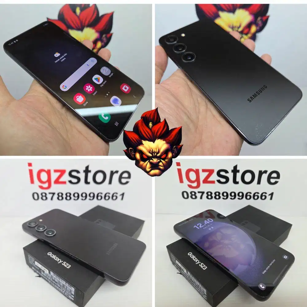 Samsung S23 128/256gb Mulus FULLSET No Minus Siap Pakai