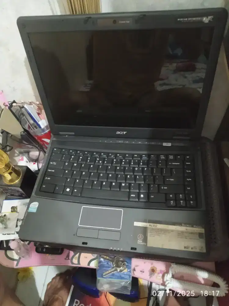 Laptop Acer kondisi mati