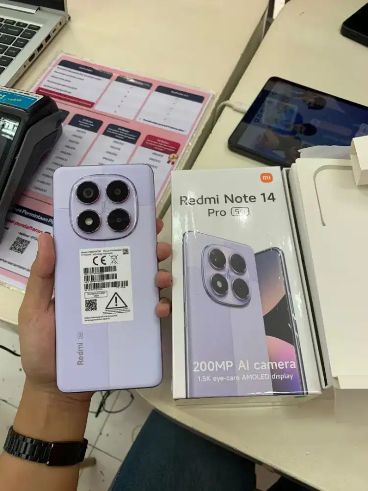 Redmi note 14 pro 5g . Bisa kredit tanpa dp bunga mulai 0%