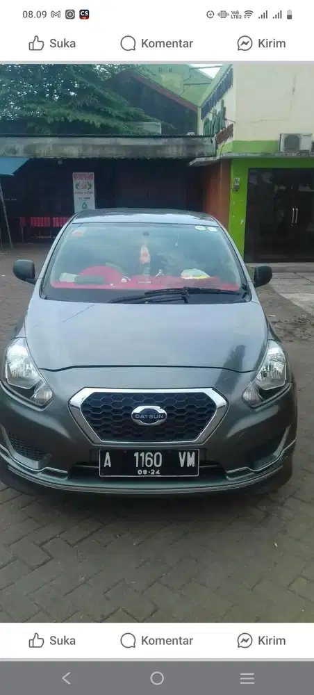 Di jual. Mobil datsun go+panca manual tahun 2016
