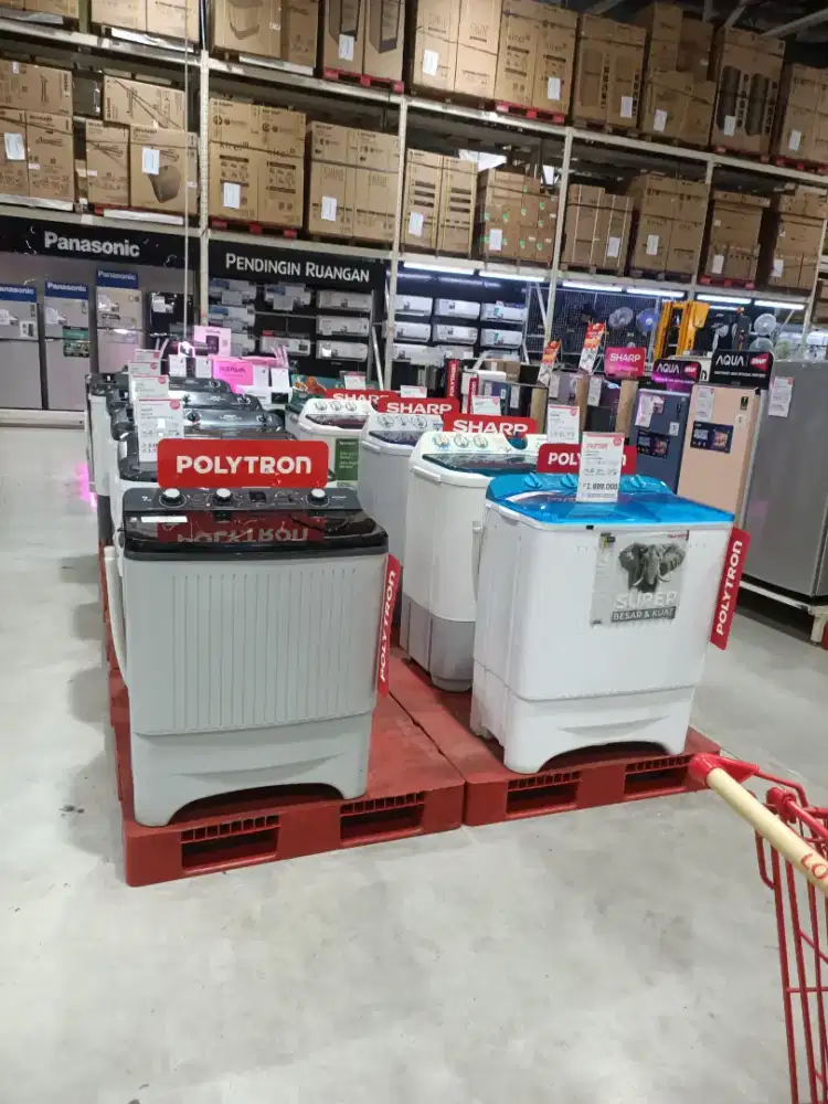 Cicilan elektronik tanpa kartu kredit_mesin cuci polytron