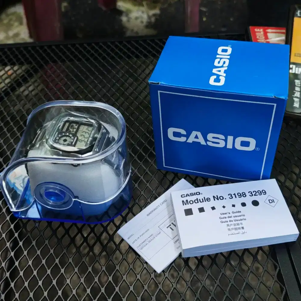 Casio Worldtime Original AE-1200 WH Jam Tangan Pria With Colour Screen