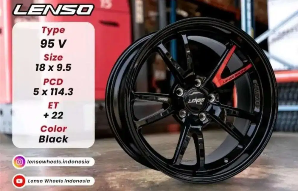 Dijual velg original Lenso 95V