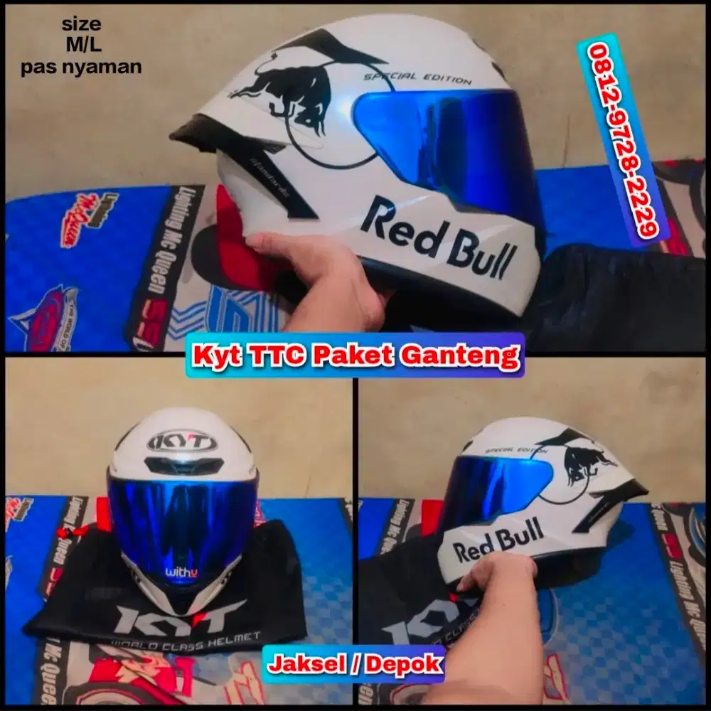 Kyt Ttc Tt course Paket Ganteng Redbull